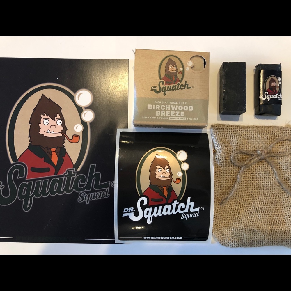 New DR.Squatch Birchwood Breeze Soap Bar Set